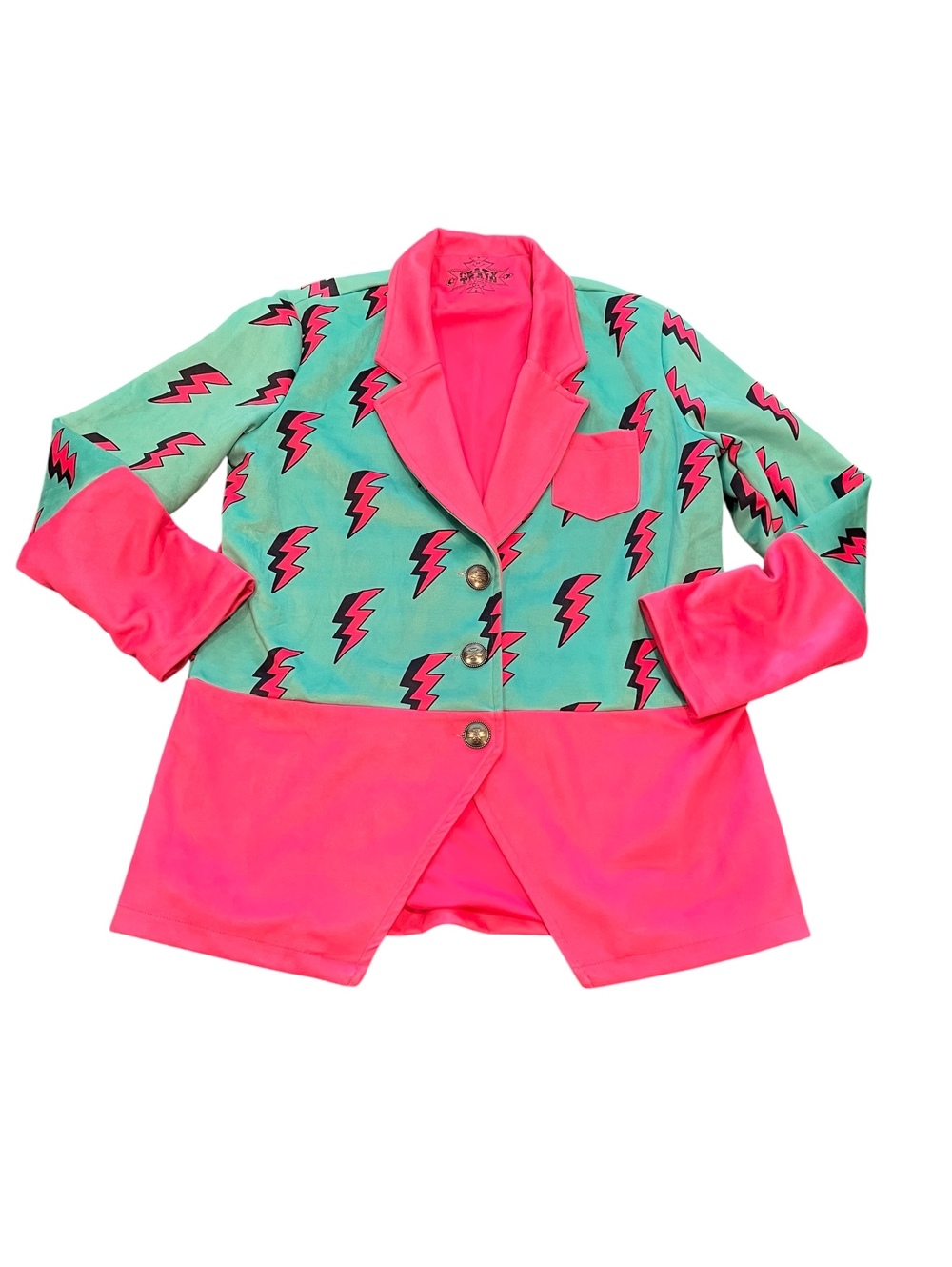 Crazy Train vintage women's blazer 80's style